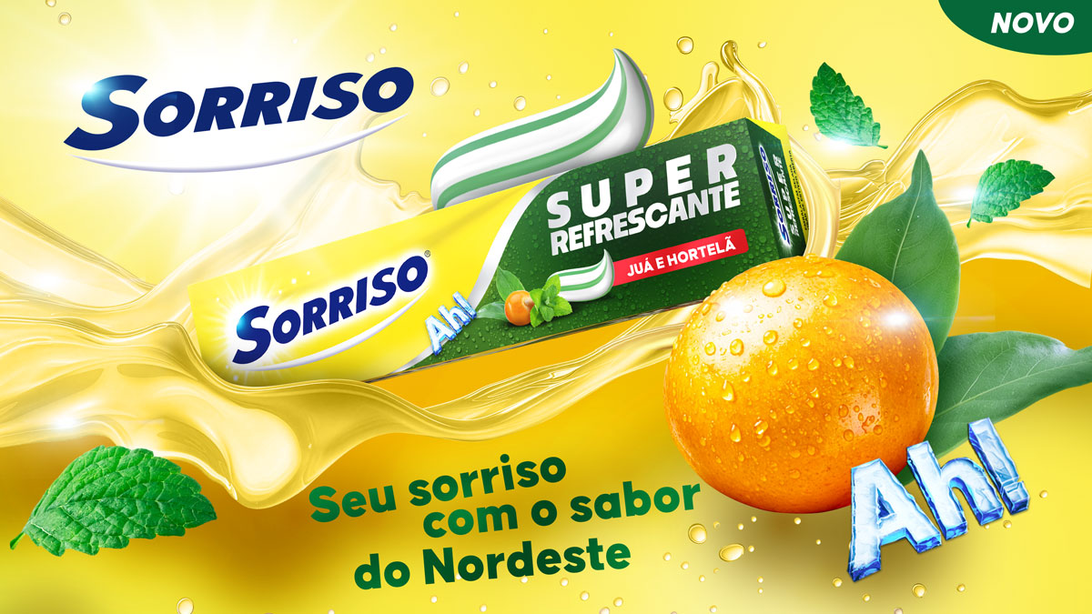 Sorriso super refrescante - Seu sorriso com o sabor do Nordeste